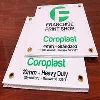Plaques en plastique ondulé personnalisées, panneau en coroplast, poteau de signalisation, panneaux de jardin, support triangulaire - Durable pour les accessoires de signalisation en coroplast
