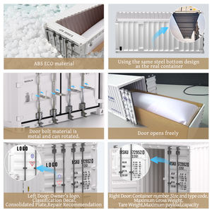 O.A.S Schiffs modell Fabrik anpassbar 20GP Versand behälter Box 1:20 Kunststoff Handwerk LAF Flexitank Container Modell - Product Image 4