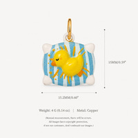Nouveautés : Charmes rétro mignons, design animal (canard, éléphant, lapin), accessoires DIY pour la création de bijoux