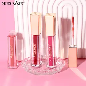 Miss rose – rouge à lèvres en velours mat 16 couleurs, glaçure à lèvres blanche, durable, imperméable, ne tache pas, créer de belles lèvres