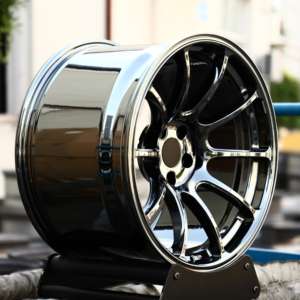 नई 6-13 इंच एल्यूमीनियम मिश्र धातु यात्री कार रिम्स मल्टी-स्पोक ब्लैक क्रोम जाली पहियों A8 a6 q7 कोरोना के लिए फिट - Product Image 3