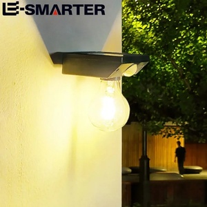 Ngoài trời năng lượng mặt trời đèn tường với COB bóng đèn ABS cơ thể cảm biến chuyển động cảm ứng không thấm nước cho sân hành lang trang trí sân vườn - Product Image 5