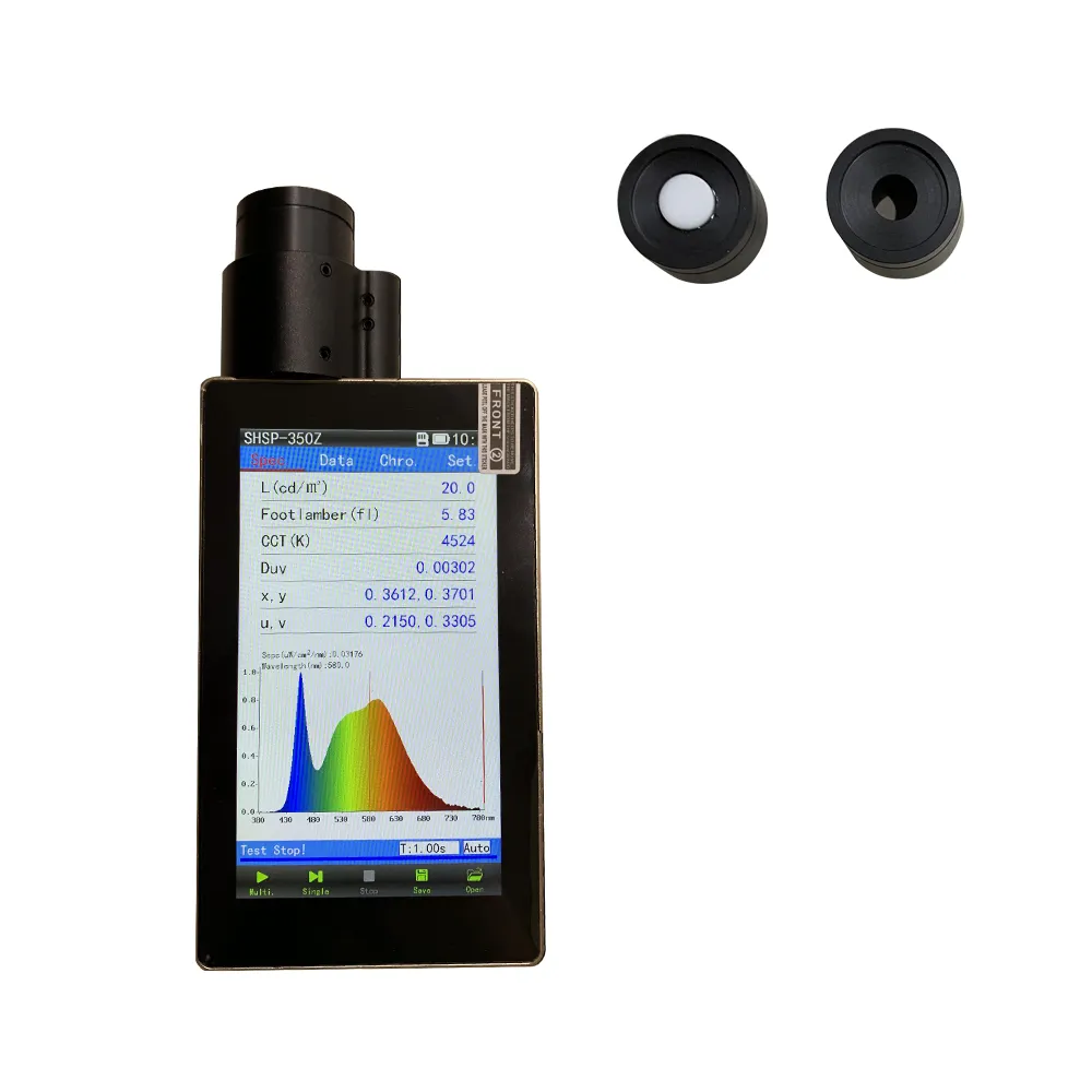 OHSP350Z High quality Lab Portable Spectrometer Prices light intensity Lux and Brightness Cd/m2 test Meter