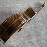 PS14 Acoustic Guitar Brown Binding Body Cut Away Body Design Fast Ship