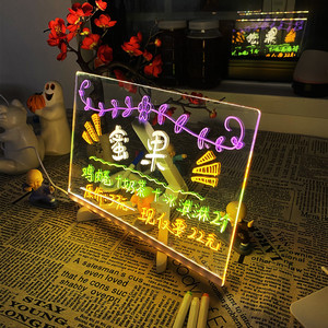 Schermo a LED lavagna in acrilico <span class=keywords><strong>per</strong></span> la pubblicità del mercato notturno <span class=keywords><strong>per</strong></span> la casa parco uso ospedaliero fatto in fabbrica ricarica - Product Image 4