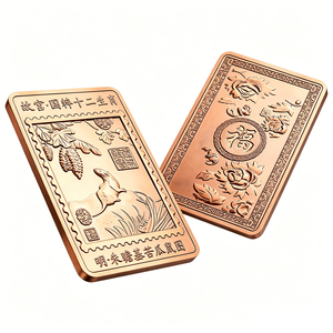 Barras de Cobre Puro 999 de 1oz Personalizadas al por Mayor, Barras de Cobre del Zodíaco Chino de la Ciudad Prohibida para Regalos Coleccionables - Product Image 3