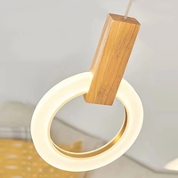 Support de lampe suspendu de haute qualité pour escalier de hall d'hôtel, lumière Simple personnalisable, Design de luxe