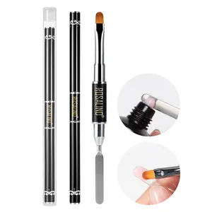 Rosalind Nail Producten Levert Nail Art Gereedschap Dual-Ended Poly Gel Pen Borstels Groothandel Gel Polish Nail Borstel Voor extension