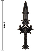 Minifigura de arma de guerra Medieval, cuchillo de espada, arco, flecha, escudo, accesorios, bloques de construcción de plástico, juguetes para niños