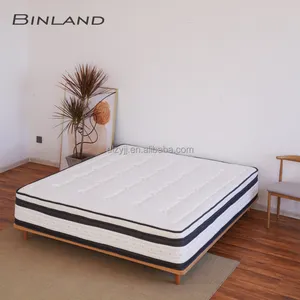 Materasso ibrido con cuscino di lusso da 10 pollici, Memory Foam in Gel e materasso a molle interne con avvolgimento individuale