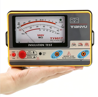TY6045 (100V-250V-500V-1000V) Mégohmmètre analogique TESTEUR D'ISOLATION 0.5-2000M