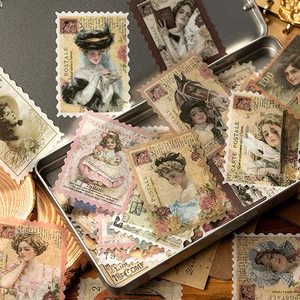 Autocollant en papier de décoration botanique esthétique <span class=keywords><strong>pour</strong></span> <span class=keywords><strong>Scrapbooking</strong></span>, fournitures de journal intime, planificateurs, artisanat d'art <span class=keywords><strong>pour</strong></span> enfants - Product Image 5