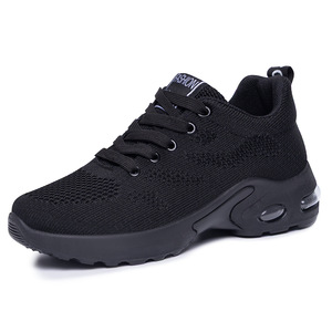 รองเท้าวิ่งลำลองผ้าใบแบบผูกเชือกสำหรับผู้หญิง - น้ำหนักเบา ระบายอากาศได้ดี ทันสมัยและอินเทรนด์ - Product Image 3