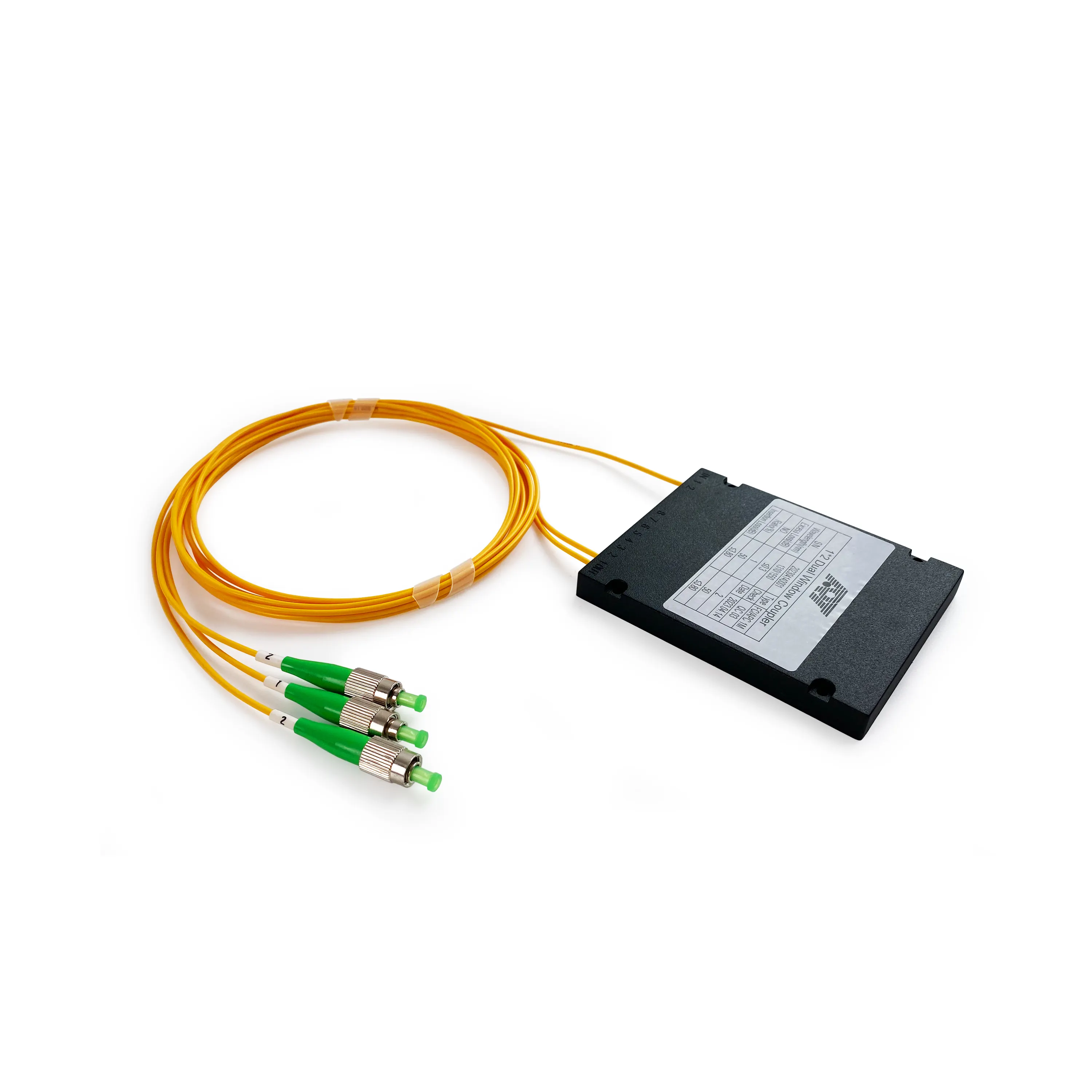 Factory price 1x2 Dual Window Coupler fiber optic plc splitter plc splitter 1x8 with connector fiber optic plc splitter