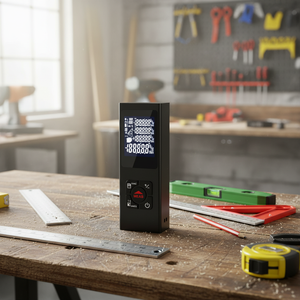 Télémètre <span class=keywords><strong>laser</strong></span> professionnel SMMT 40-100m, télémètre <span class=keywords><strong>laser</strong></span> numérique haute précision avec ligne croisée pour la construction et le bricolage - Product Image 4
