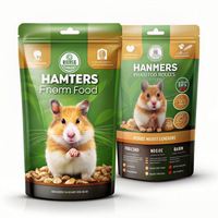 Emballage d'aliments pour animaux Pochette debout Sac d'alimentation étanche pour chien et chat avec logo imprimé Feuille d'aluminium de qualité alimentaire personnalisable
