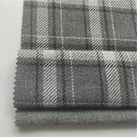 Tissu en tweed brossé jacquard en chevrons de bonne qualité, 100% polyester, certifié OEKO-TEX, 280 GSM, pour costumes, manteaux et pantalons pour hommes