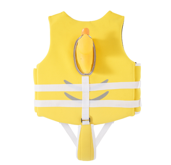 Спасательный жилет для мальчиков и девочек, спасательный жилет с Плавучестью, с сердцем, для обучения плаванию и рафтинга, желтые утки