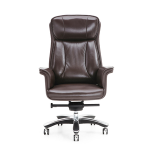 Poltrone Direzionali Moderne in Pelle con Braccioli Imbottiti, Design Ergonomico, Altezza Regolabile, Base Girevole per Ufficio e Laboratorio - Product Image 3