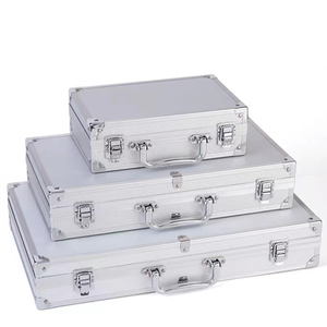 Valise de protection antichoc, étanche et en aluminium, valise professionnelle portable pour outils de <span class=keywords><strong>barbier</strong></span> - Product Image 2