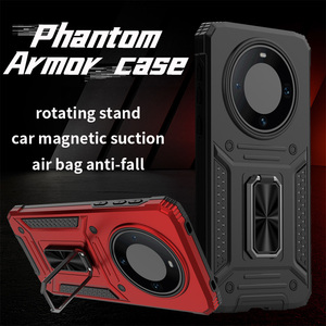 Para Huawei Mate 60 <span class=keywords><strong>Pro</strong></span> funda con ventana deslizante lente proteger armadura funda de teléfono para Honor 90 Lite <span class=keywords><strong>X50</strong></span> X40 5G soporte magnético cubierta de anillo - Product Image 5