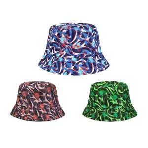 Chapeau Bob Personnalisé OEM avec Impression Numérique, Protection Solaire, Logo Brodé Réversible, Pliable, Style Pêcheur - Product Image 2