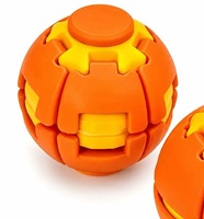 CHXU Novacross Gyroscope anti-stress en plastique imprimé en 3D à presser et à tourner, Jouets de doigt fantaisie pour Halloween