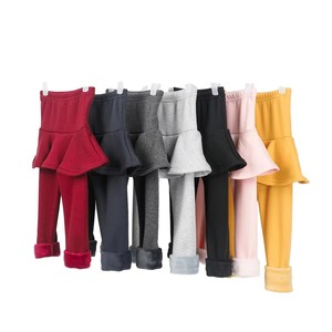Pantalones Elásticos Grises de Alta Calidad al por Mayor, Ropa Interior Térmica para Bebés, Ropa para Niñas, Leggings para Niños - Product Image 2