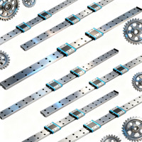 Kit de blocs de guidage linéaire LGS robustes pour pièces CNC, guide de mouvement linéaire pour machine de fraisage