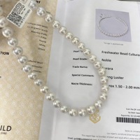 Perle naturelle supérieure Edison 9-10 mm Produit semi-fini Guild Cinq étoiles Certificat Premium Haute qualité et haute luminosité