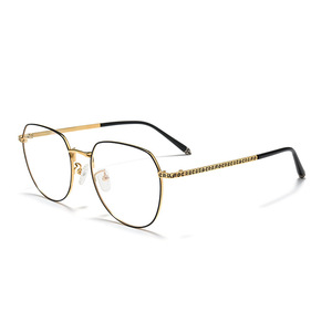 Gafas <span class=keywords><strong>de</strong></span> titanio puro <span class=keywords><strong>de</strong></span> 92 g, estilo vintage, montura completa poligonal para hombre y mujer, con grabado <span class=keywords><strong>de</strong></span> runas Mearvision CH1902 - Product Image 1