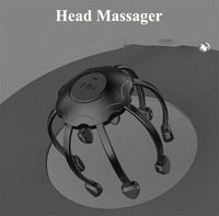 Masseur de cuir chevelu électrique 10 Contacts vibrants plusieurs Modes de Massage relâcher la pression machine de massage électrique TMS