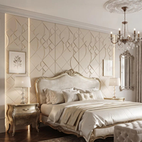 Décoration murale SUNGPU, décoration intérieure, panneau mural en cuir texturé 3D, design géométrique en relief, panneau mural pour hôtel résidentiel