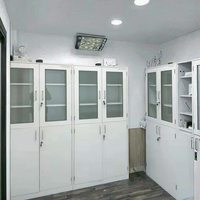 Mobilier de laboratoire de qualité industrielle avec système de double verrouillage, port de mise à la terre et revêtement en poudre ignifuge pour une protection accrue
