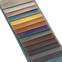 Tissu d'ameublement en similicuir gaufré grain doux pour canapé, chaise et mobilier – Vente en gros