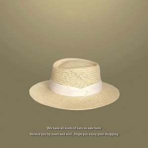 Chapeau Homburg unisexe en paille de raphia avec broderie 3D, idéal pour l'été, la plage, les voyages, la pêche et un usage décontracté – Grande Vente - Product Image 3