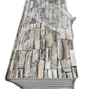 <span class=keywords><strong>2022</strong></span> vente chaude panneau de revêtement mural extérieur décoratif panneaux sandwich en PU panneau mural ignifuge - Product Image 1