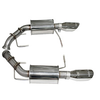 Performance de haute qualité pour système d'échappement Cat Back pour Ford Mustang 3.7L 5.0L tuyau d'échappement argenté en acier inoxydable