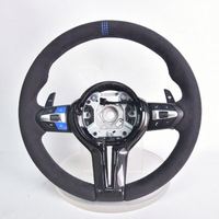 Volant de voiture en daim importé, à rayures ajourées, pour BMW F10 F20 F22 F30 F31 M2 F87 M3 F80 M4 F82 F85 F90 F15 E70 E90