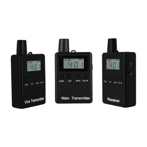 Online Radio Mini Wireless Transmitter And Receiver FM System for Summer Camp Carnival