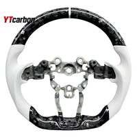 Volant en fibre de carbone véritable YTcarbon pour Abarth Fiat 124 MX5, accessoires intérieurs de voiture, modification style racing, personnalisé.