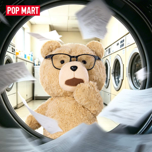 POP MART Co-branded TED2 <span class=keywords><strong>Oso</strong></span> de Peluche Articulado, Juguete de Peluche Suave, <span class=keywords><strong>Muñeco</strong></span> de Peluche de Moda para Escritorio, Regalo Premium - Product Image 3