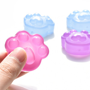 Super Cute Cat Claw Slow <b>Rebound</b> Simulation Plush Soft Plastic Squeeze Toy Pinch Music Decompression Toy - Product Image 5