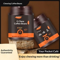 Bonbons au café à base de grains de café, 48g/flacon, guimauves à mâcher, directement de l'usine, grandes quantités, prix bas, vente en gros, dropshipping