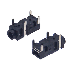 Conector de Audio Vertical DIP PJ-208B de 2.5mm, Enchufe Horizontal de 4 Pines con Carcasa de Plástico, Fácil Instalación en PCB - Product Image 4
