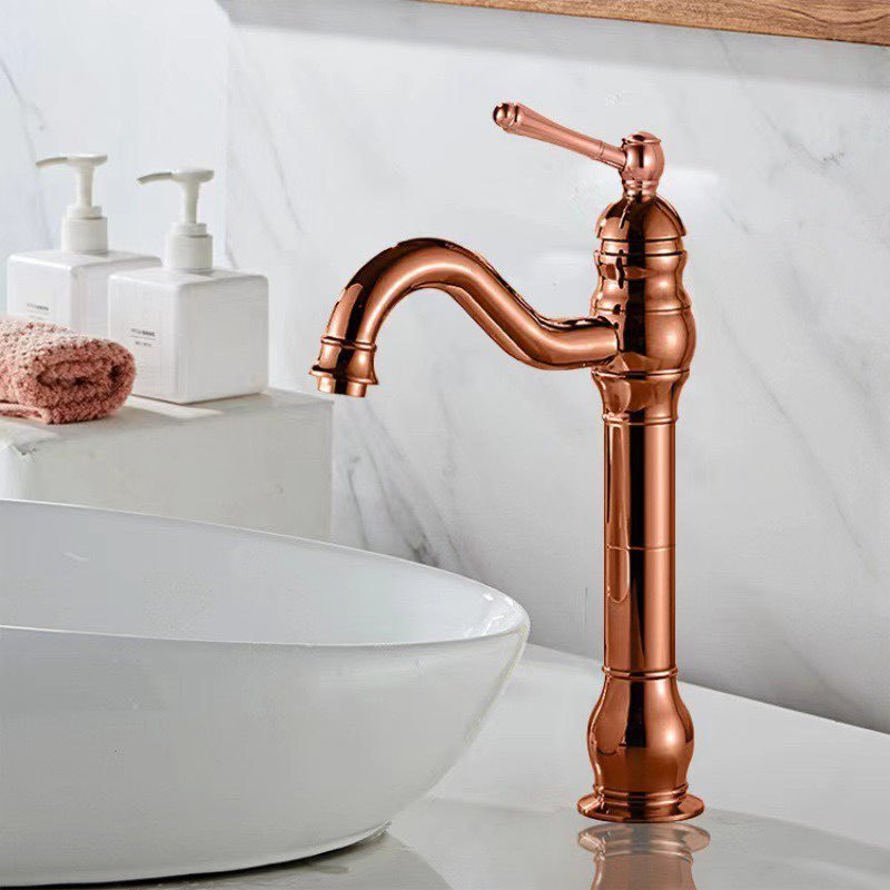 HONGDEC Rose Gold Retro Single Hole