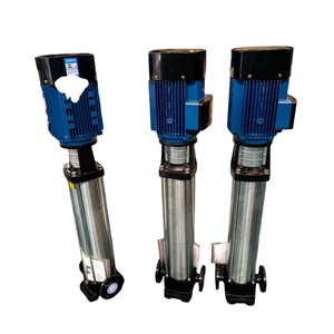 Pompe verticale multi-étages OEM personnalisée, sans fuite, facile à installer, pour la pressurisation des réseaux de canalisations municipales - Product Image 1
