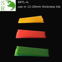 Niveleur de sol en plastique Entretoise de carrelage Positionneur de carrelage Système de nivellement de carrelage clips et cales