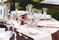Verre à vin à bord argenté pour banquet, gobelet en cristal à bord argenté, verre à vin pour mariage en extérieur