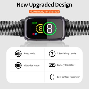Collar de perro de Carga inteligente con vibración reforzada impermeable de 7 niveles sin función antiladridos a prueba de golpes - Product Image 5